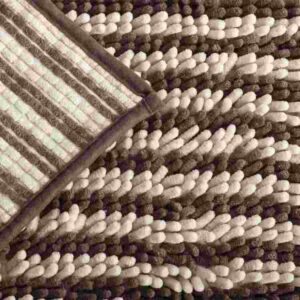 Alfombra Antideslizante Chocolate/Beige