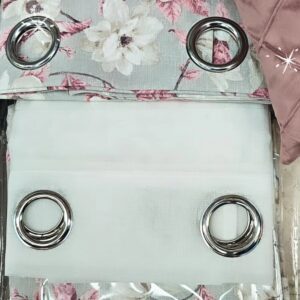CORTINA FLOR GRIS