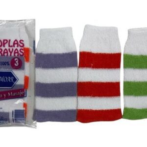 Manoplas Rayas 100%Algodón