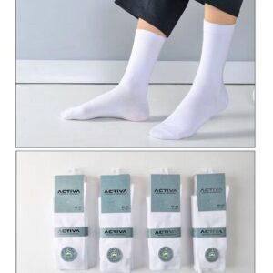 Calcetines ACTIVA Algodón Blancos Pack 3