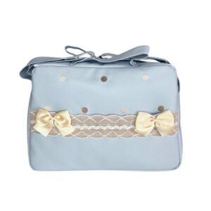 Bolso polipiel Lazos CELESTE