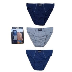 Slip Algodón Caballero Pack 3 oscuros