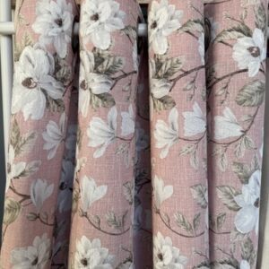 CORTINA FLOR ROSA