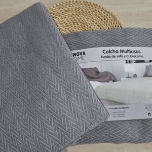 Colcha Multiusos mod Turín gris plomo