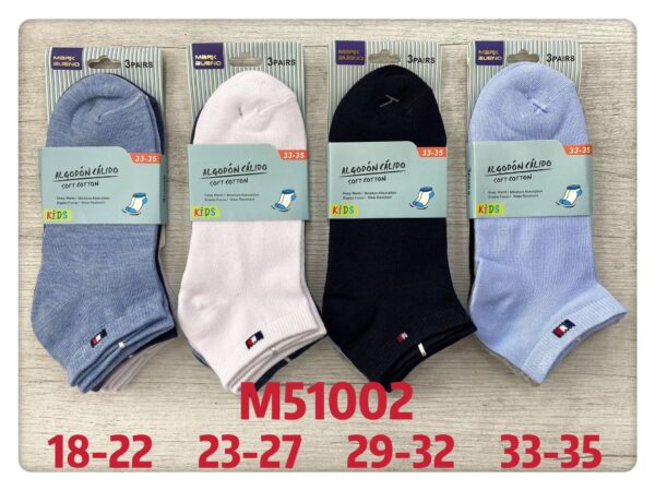 Calcetines Tobilleros niño Pack 3