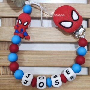 Chupetero Silicona "SPIDERMAN"