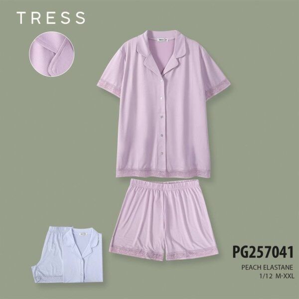 Pijama Lencero Abotonado TRESS