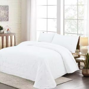 Colcha deluxe bony blanca