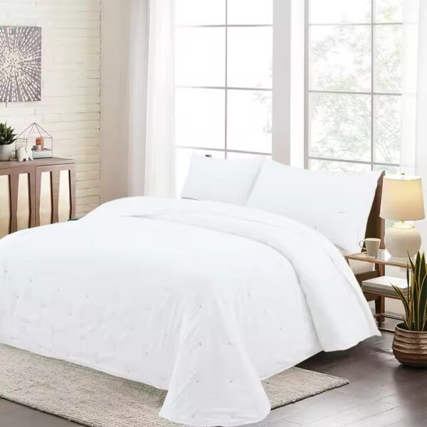 Colcha deluxe bony blanca