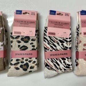 Pack 3 calcetines animal print (35 a 40)