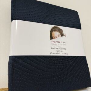 Colcha  OFERTA REVERSIBLE basic azul oscuro ( 135-150 )