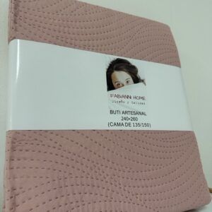Colcha basic Rosa maquillaje ( 135-150)