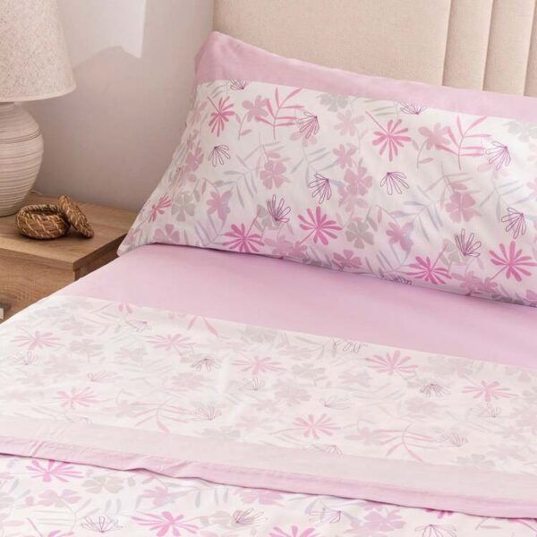 Juego Sábanas OFERTA Gaela Rosa - Imagen 2
