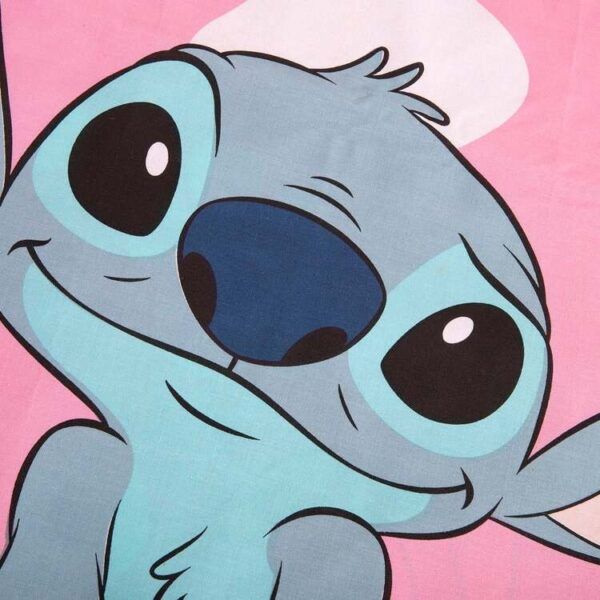 Sábanas infantil Disney STICH ROSA - Imagen 4