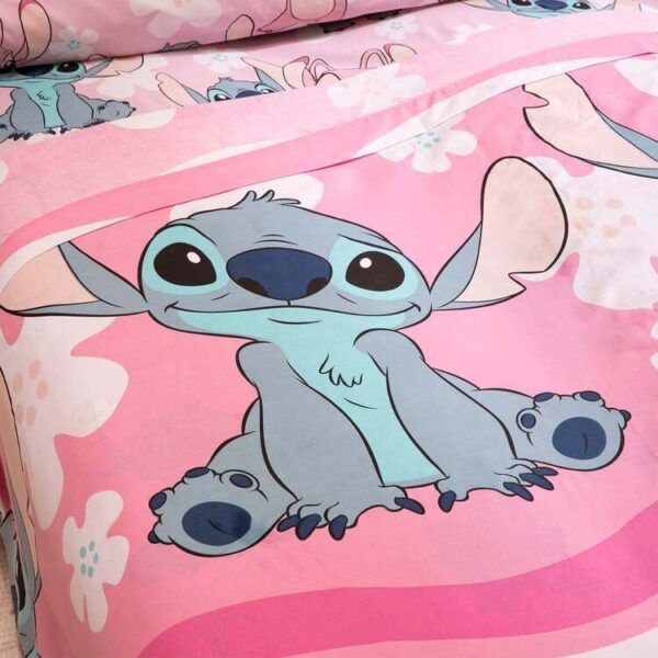 Sábanas infantil Disney STICH ROSA - Imagen 3