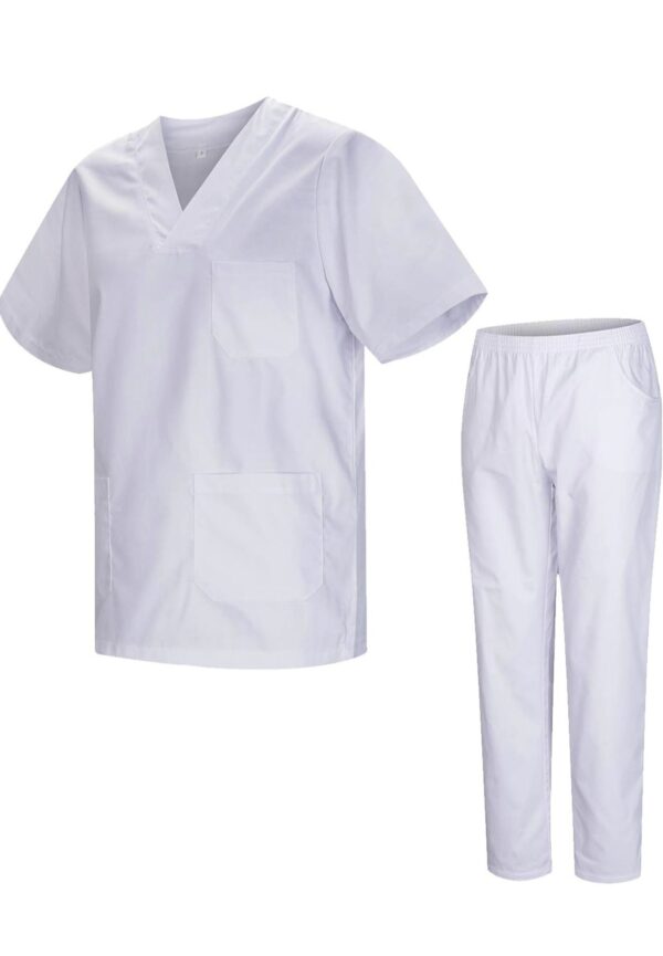 Conjunto Unisex Laboral BLANCO - Imagen 2