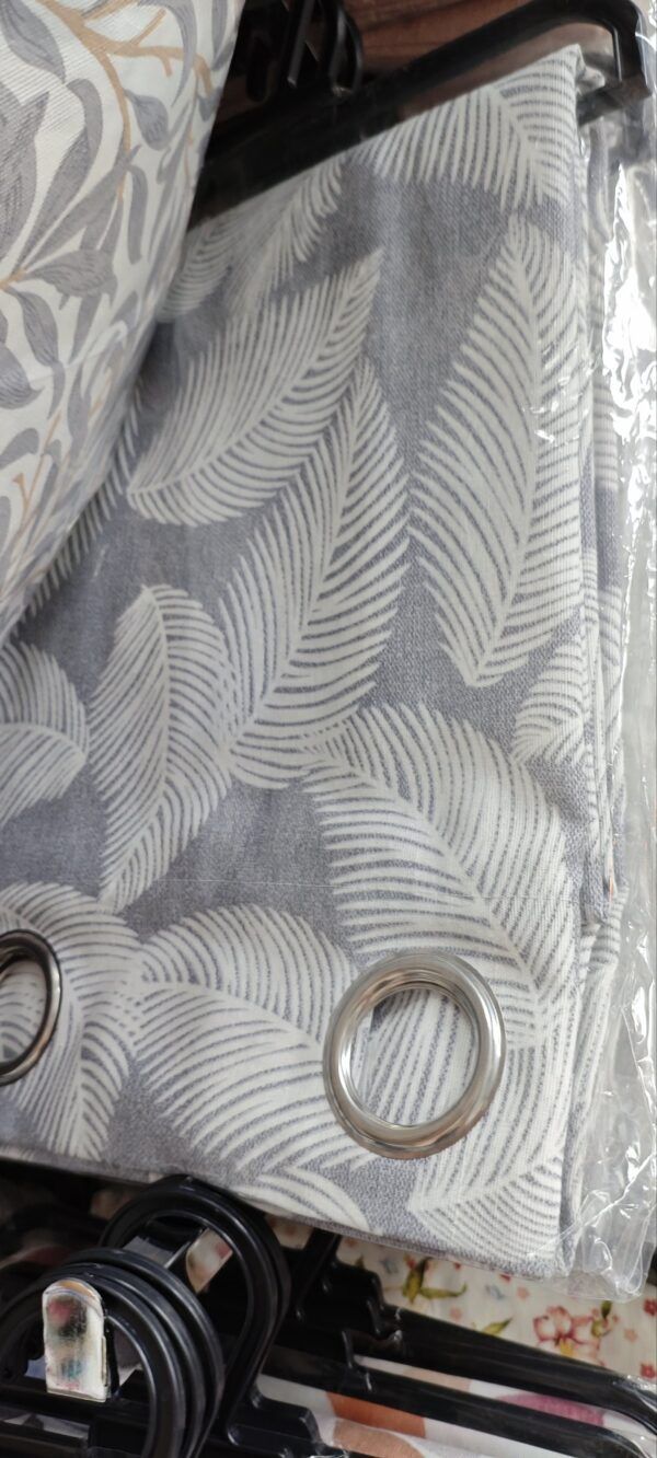 Cortina Hojas Gris - Imagen 2