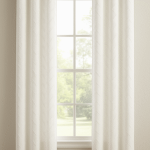 Cortina BOHO blanca
