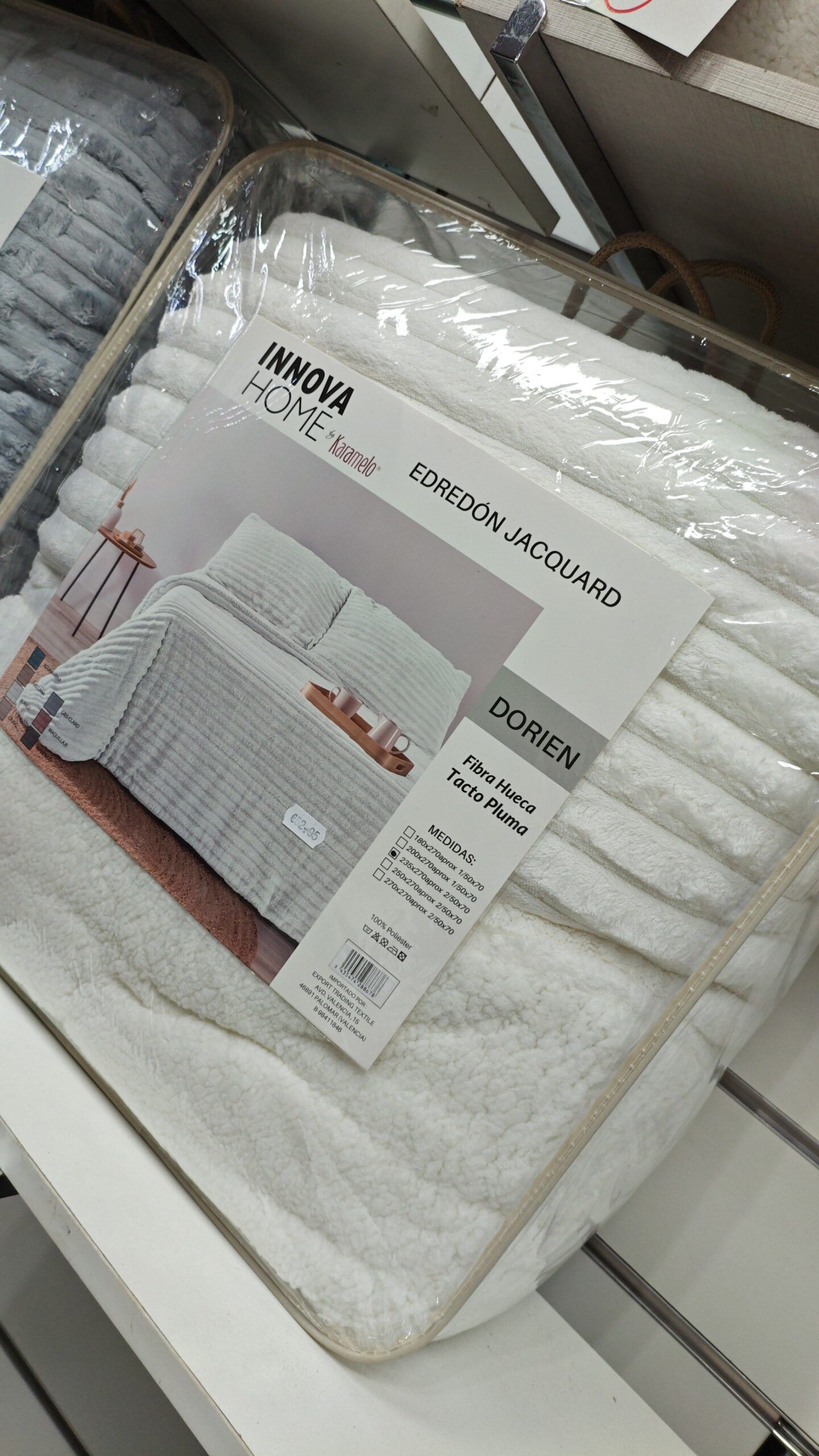 Edredón SHERPA Dorien BLANCO 150CM/160 cm - Imagen 2