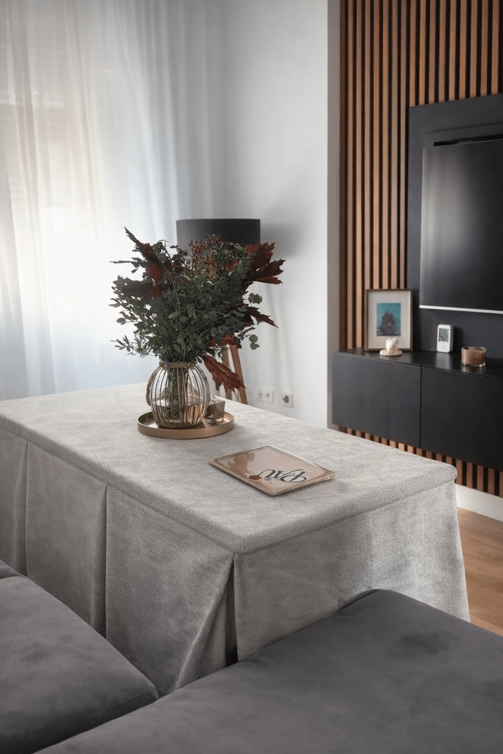 Ropa Camilla Andalucía 70 x 120 GRIS PERLA - Imagen 2