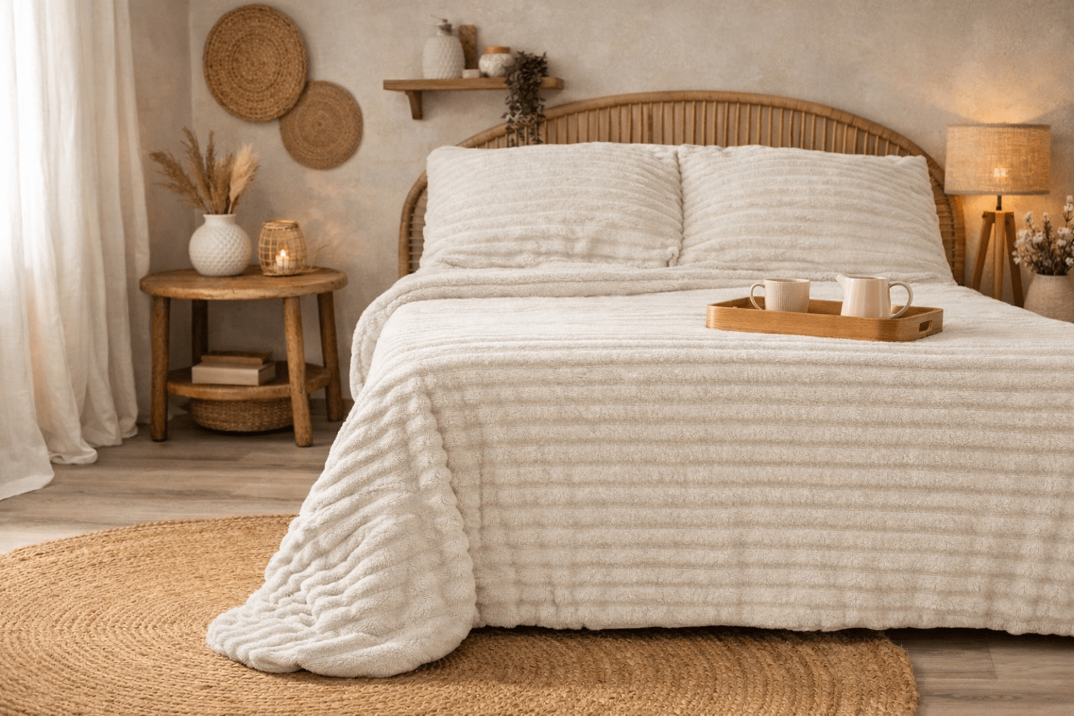 Edredón SHERPA Dorien Crudo 150cm/160cm