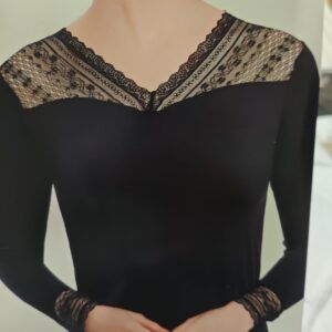 Camiseta Térmica Lencera Negra