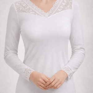 Camiseta Térmica Lencera BLANCA