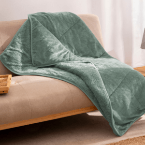 Manta Karamelo Sherpa Lisa Verde Agua
130cm x 160cm