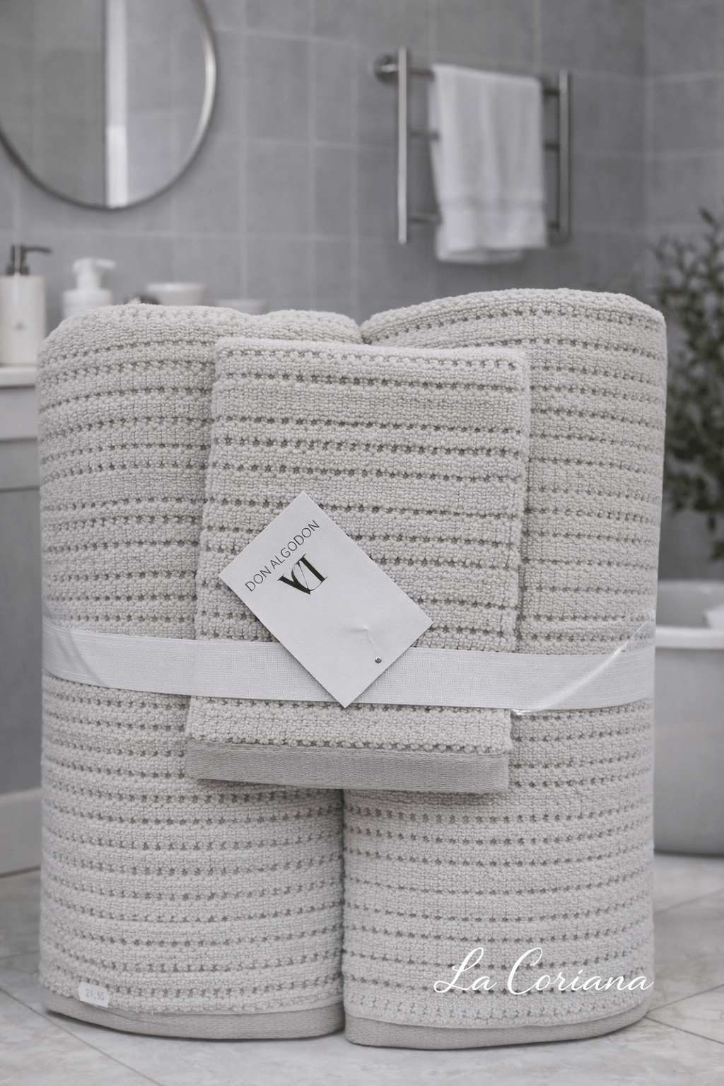 Juego de toallas Don algodón BEIGE