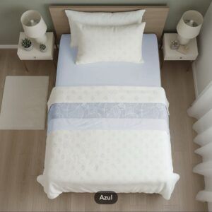 Juego Sábanas CORALINA Ivy celeste