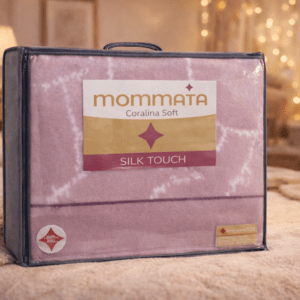 Juego Sábanas Coralina Momata Efecto Mármol Rosa