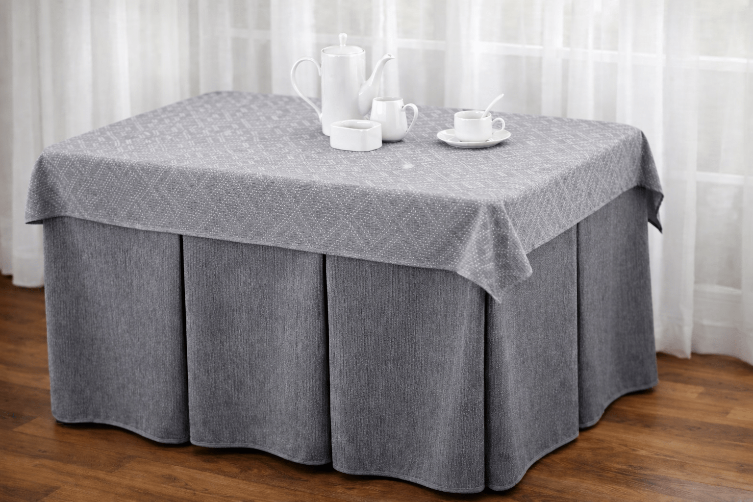 Ropa Camilla + Tapete COLOR GRIS// OFERTA//