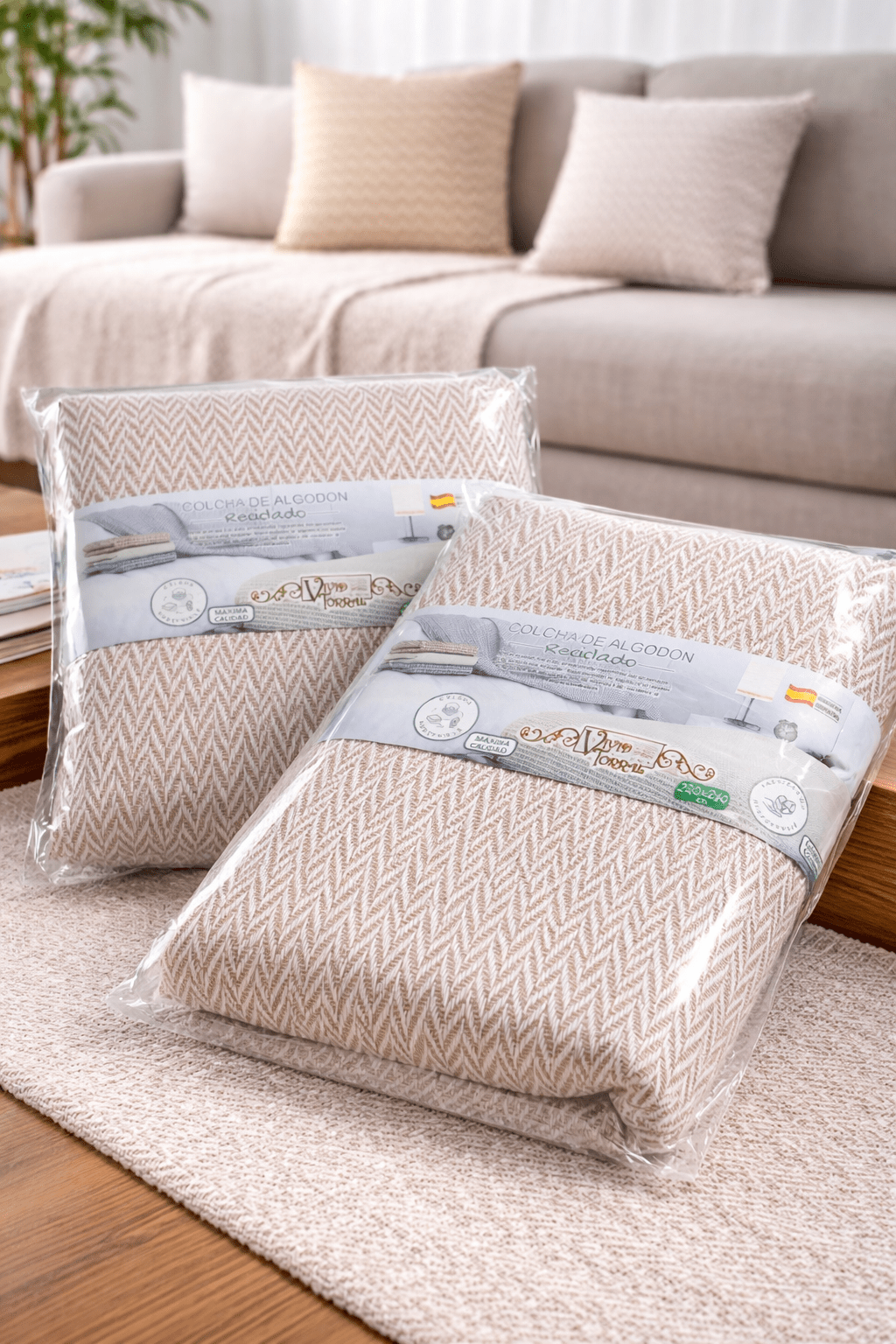 Colchita Multiusos ZIG ZAG Beige