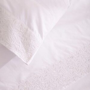 Juego Sábanas 150 DON ALGODÓN mod JUNO Blanco