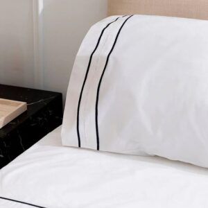 Juego de Sábanas 150cm DON ALGODÓN mod DEVA Blanco