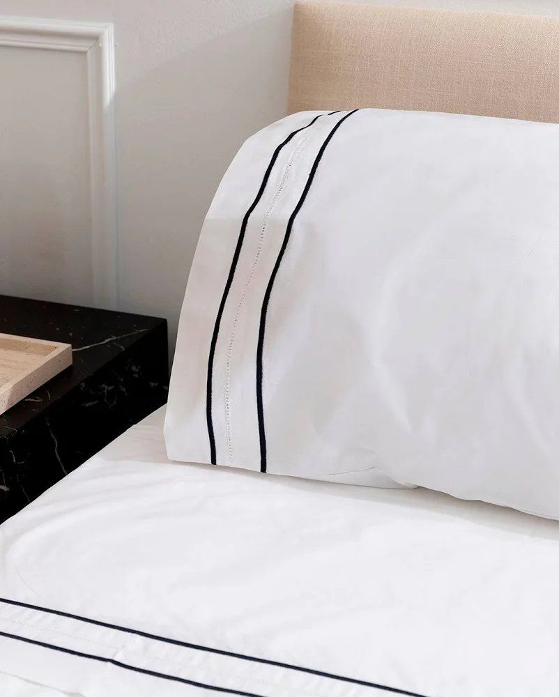 Juego de Sábanas 150cm DON ALGODÓN mod DEVA Blanco