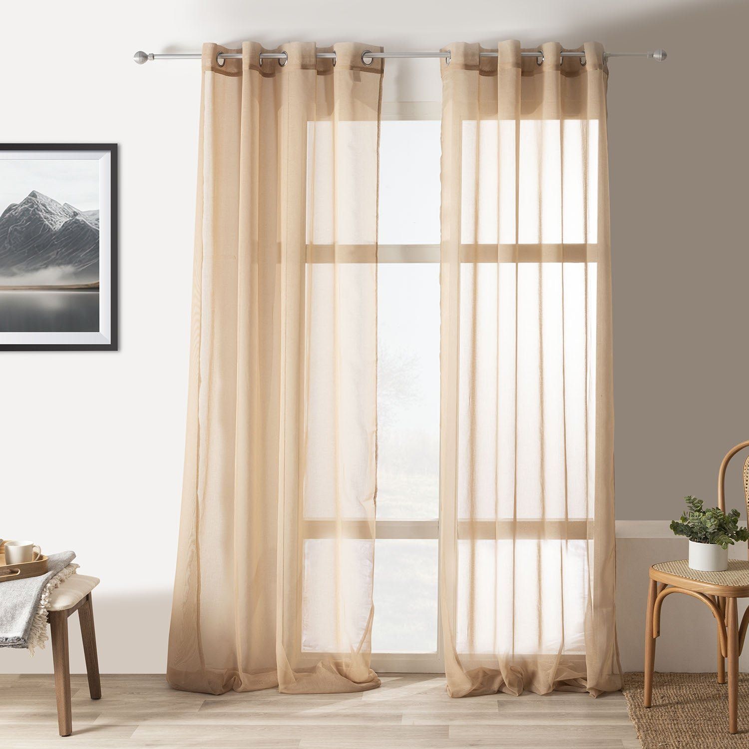 Visillo BÁSIC Edén Camel