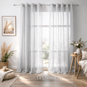 Visillo BÁSIC Edén Gris Perla