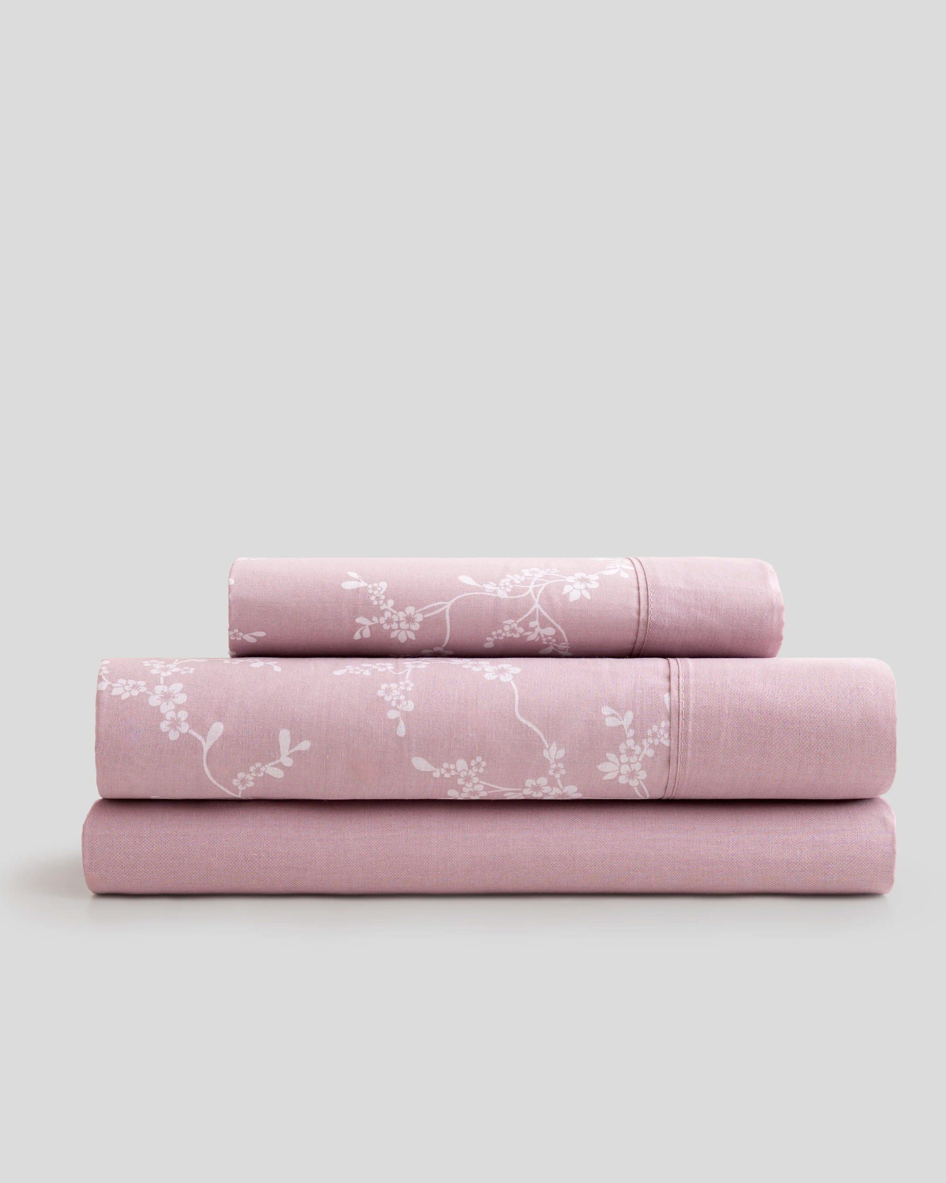 Juego Sábanas KARAMELO modelo BETANI Rosa