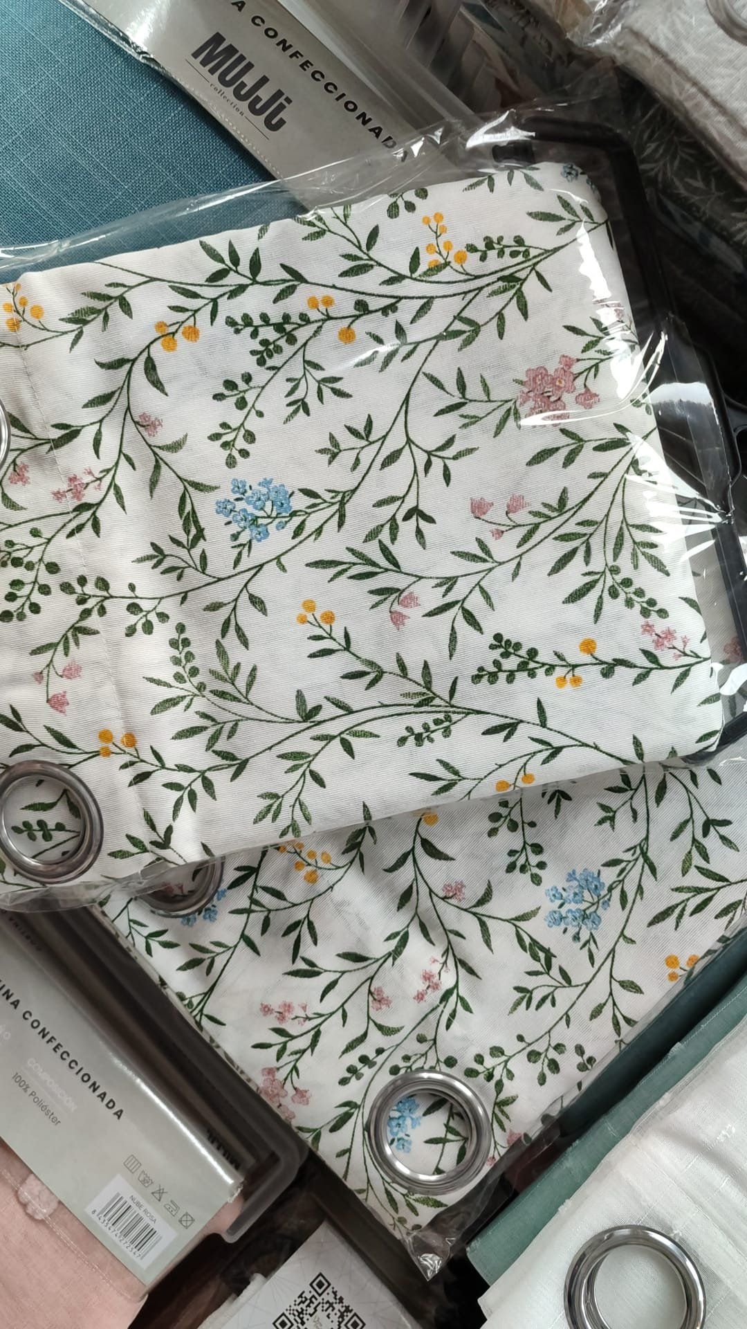 Cortina Loneta Ramitos - Imagen 4