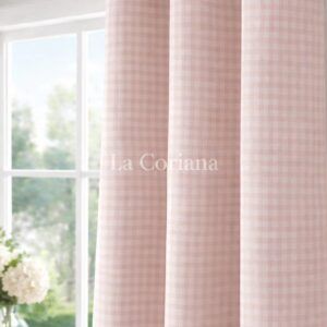 Cortina Vichy Rosa 🩷