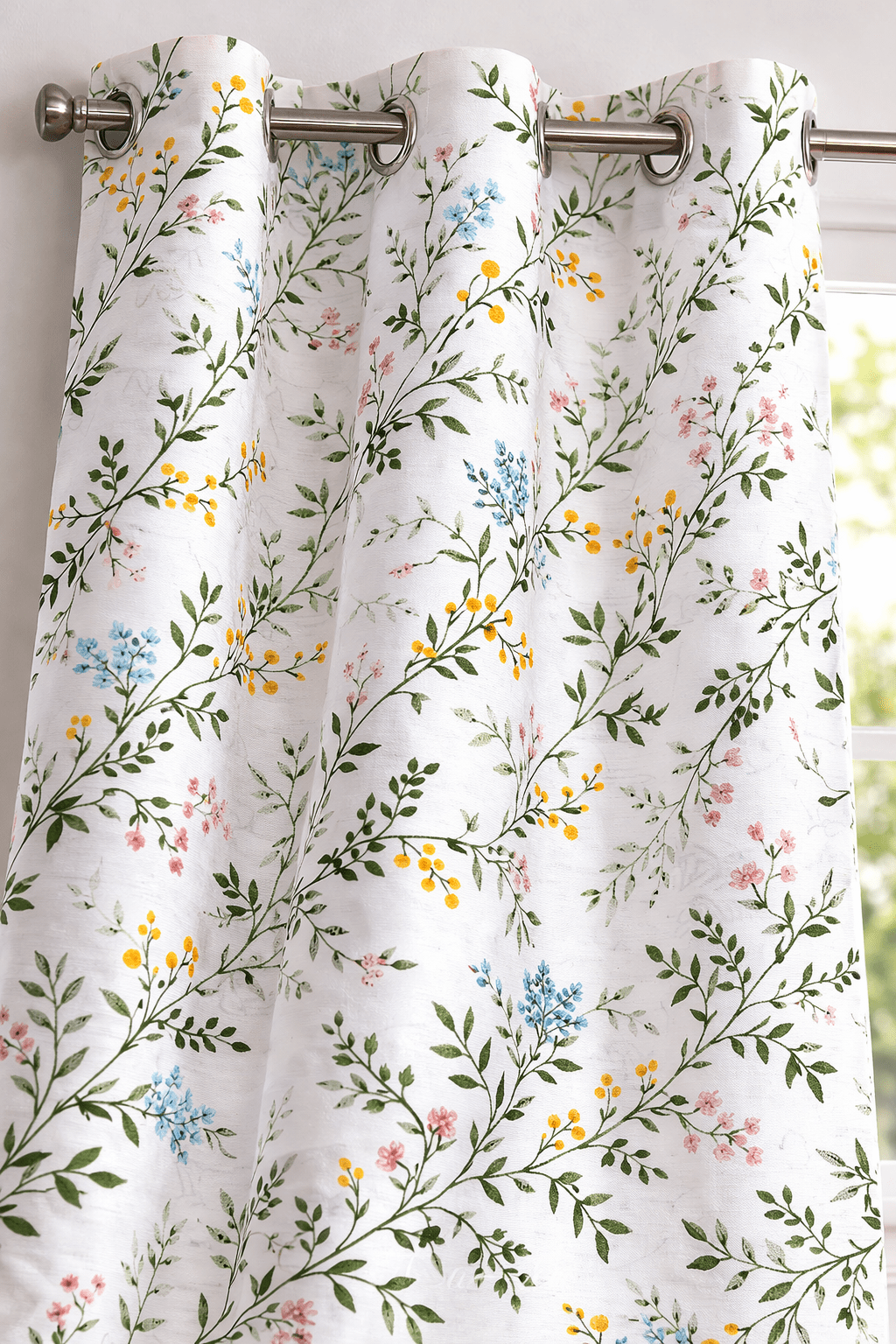 Cortina Loneta Ramitos - Imagen 2