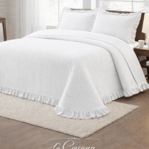 Colcha Bouti OFERTA FANTASY Volante Blanca