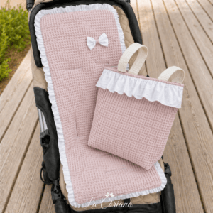 Conjunto Funda Sillita + Bolso mod NIDO ABEJA MAQUILLAJE