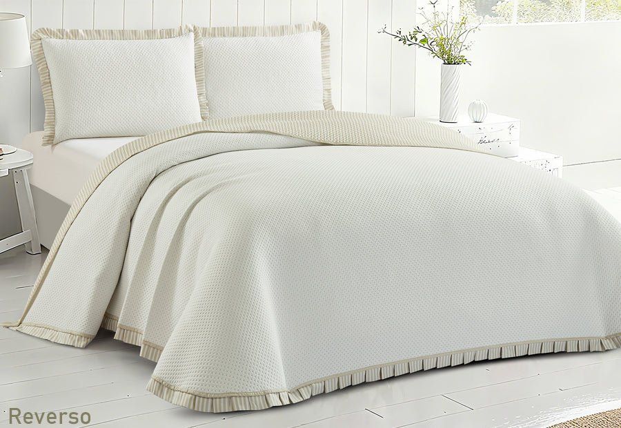 Colcha Dolz Modelo IBIZA BEIGE - Imagen 4
