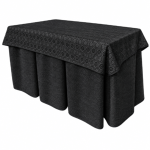 Ropa Camilla Andalucía 
70 x 120 
GRIS OSCURO / NEGRO ( tapete no incluido)