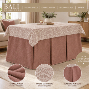 Camilla Bali Rosa 70 x 120 + tapete