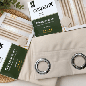 PACK 2 CORTINAS OFERTA color BEIGE