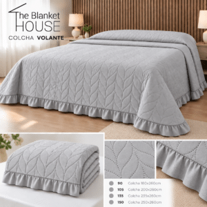 Colcha Volante OFERTA GRIS