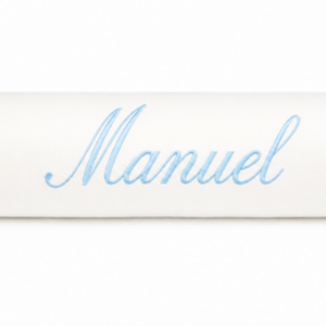 Caramelo Personalizado Blanco /celeste